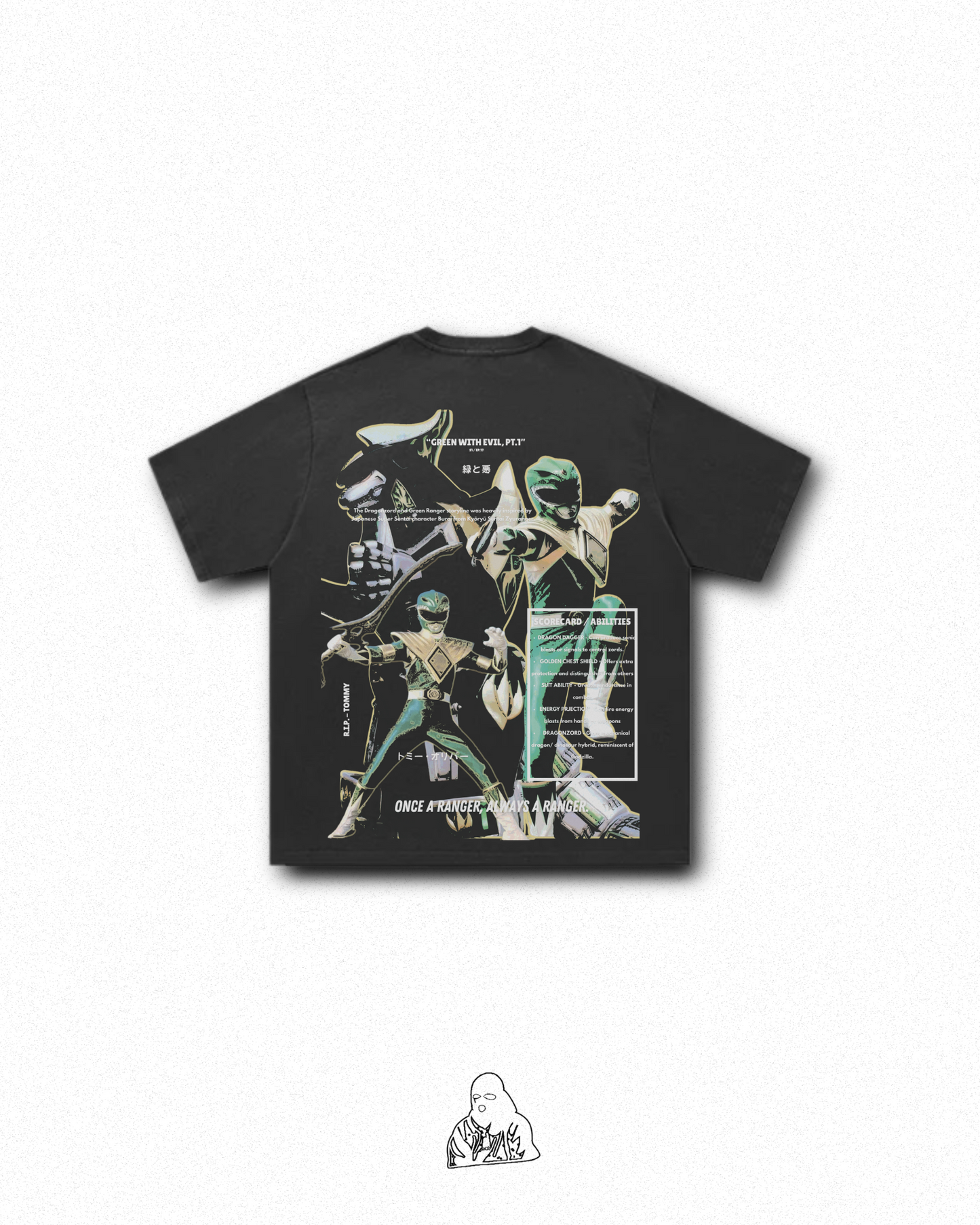 "Green Ranger" | Oversized Tee